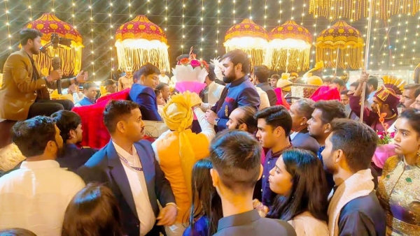 Wedding of Kunal Singh Chauhan son of Agriculture Minister Shivraj Singh Chauhan many big BJP leaders attend