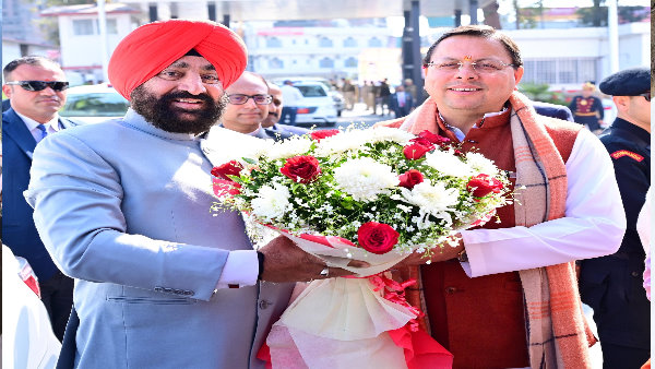 CM PUSHKAR Dhami said roadmap Governor address worked priority basis BJP lashed OUT opposition