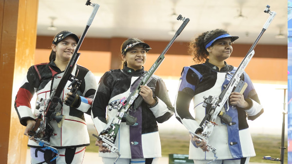 38th National Games Punjab brilliantly captured both gold silver women 50 meter 3 position event