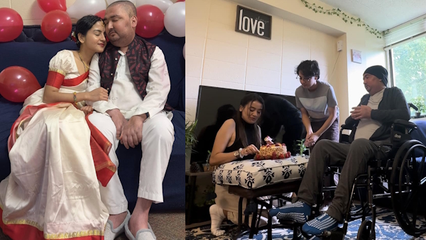 Srijana Subedi wife of Bibek Pangeni