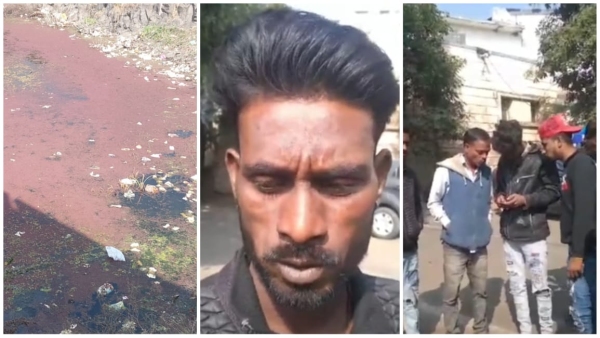Incident due to electrocution in open mine in Ratibad use of mine for water in fields