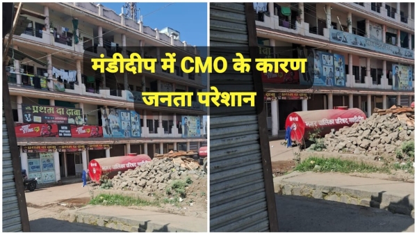 Severe water problem in Mandideep Nagar CMO Prashant Jain is not paying attention