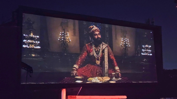 CM Mohan Yadav welcomed with Maratha traditions at the show of the film Chhava in Bhopal ghadge