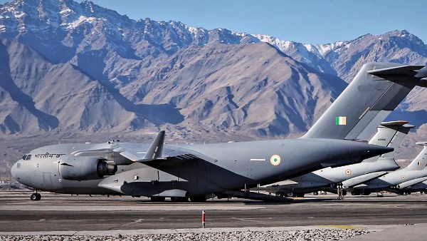 AN-32 transport aircraft