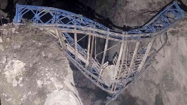 Chamoli news Another bridge collapsed near Malari highway two bridge collapse accidents came two days Chamoli news Another bridge collapsed near Malari highway two bridge collapse accidents came two days