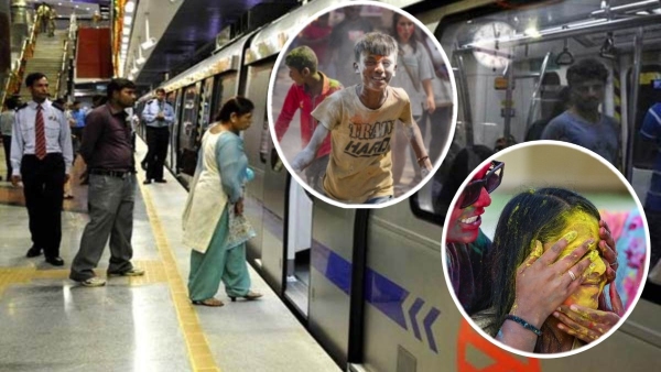 Delhi Metro Holi Timing