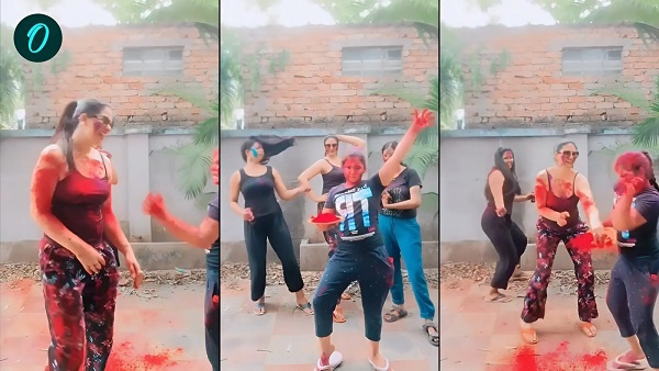 haseen jahan s holi celebration haseen jahan s holi celebration