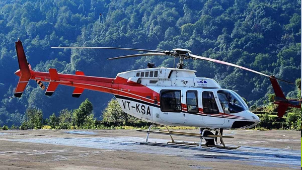 Heli service started Dehradun Nainital Bageshwar Mussoorie Haldwani to Bageshwar know fare timing