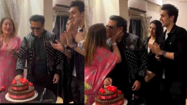 Govinda Sunita Ahuja Lip Lock kissing vide