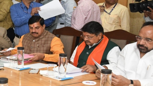 Budget session CM Mohan Yadav called an important meeting ruckus in the assembly Congress