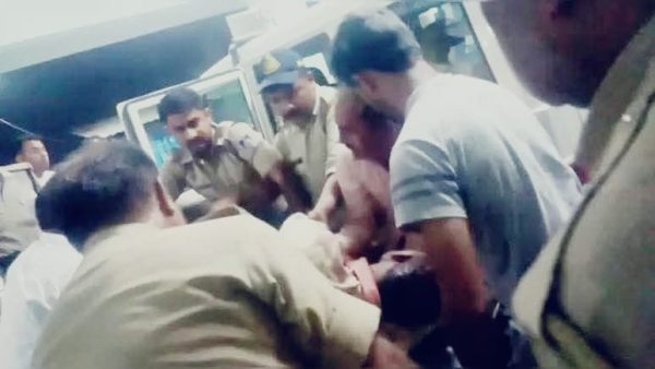 In Mauganj a tribal family held a young man hostage an incident happened when the police arrived to rescue him