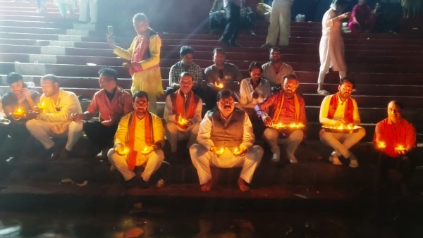 MP News Hindu New Year started with lamps in Sheetaldas s garden Durgesh Keswani targeted Congress