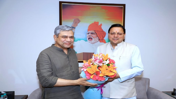 CM PUSHKAR Dhami Delhi tour met Union Railway Minister Ashwini Vaishnav talked about these projects