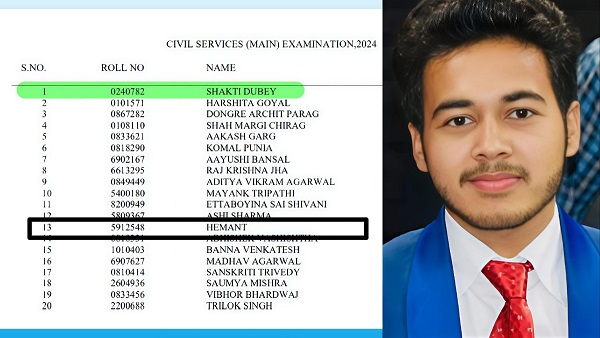 Hemat Mishra UPSC Topper