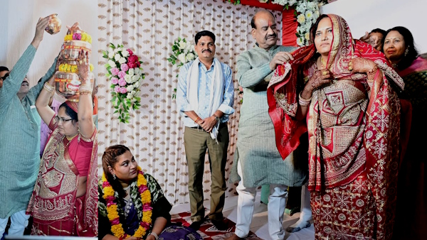 Om Birla Lok Sabha Speaker attends Pulwama martyr Hemraj Meena Om Birla Lok Sabha Speaker attends Pulwama martyr Hemraj Meena