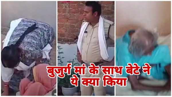 Jabalpur MP a son left his 95-year-old mother to die on the roof in the scorching sun