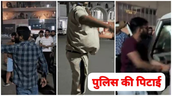 Bhopal News Police Drunken goons create havoc at Bhopal railway station GRP Jawan s uniform torn video goes viral