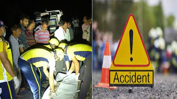 Tehri car returning village after attending religious ceremony accident four people died spot Tehri car returning village after attending religious ceremony accident four people died spot
