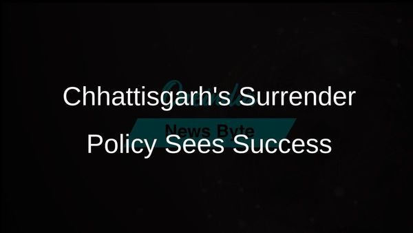 Chhattisgarh's Surrender Policy Sees Success