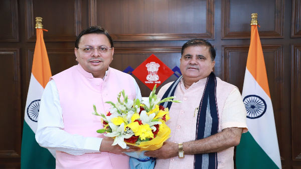 Political meeting CM PUSHKAR Dhami BJP state president MAHENDRA Bhatt Delhi know political meaning