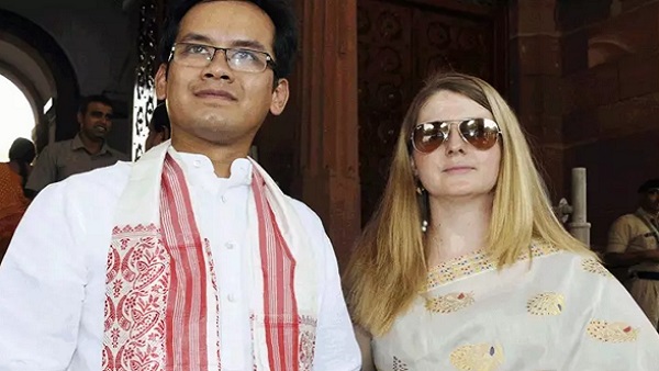 Gaurav Gogoi wife Elizabeth Colburn