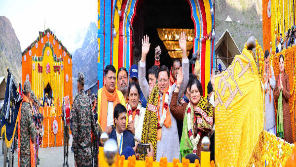 CM pushkar Dhami wife geeta dhami present inauguration Kedarnath Dham served bhandaara know said