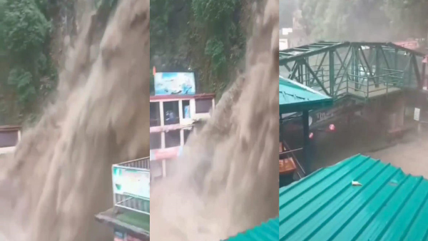 Uttarakhand weather rain fierce Mussoorie Campti area video what update mousham kedarnath dehradun