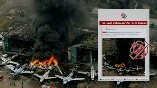 Fact Check Udhampur Air Base Is Fake Confirms PIB Fact Check Udhampur Air Base Is Fake Confirms PIB