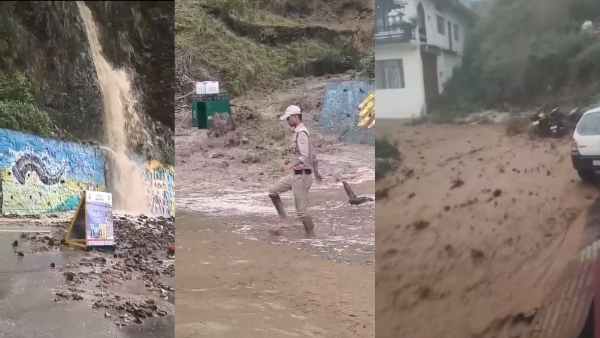 Uttarakhand weather update Rain wreaks havoc rivers streams overflow heavy rains mountainous areas