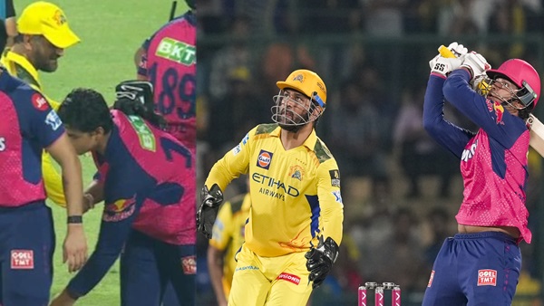 Vaibhav Suryavanshi MS Dhoni Vaibhav Suryavanshi MS Dhoni
