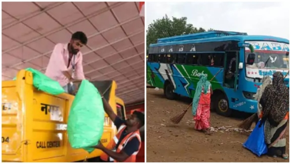 Ahilyabai Holkar 300th birth anniversary corporation cleaned the Jamboori ground in two hours Ahilyabai Holkar 300th birth anniversary corporation cleaned the Jamboori ground in two hours