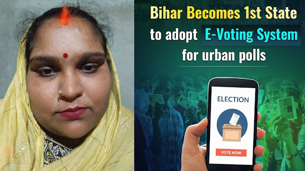 who is First E voter of india Vibha Motihari Bihar