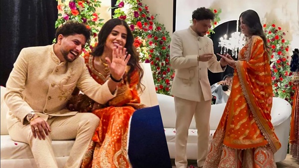 Kuldeep Yadav gets engaged to Vanshika Kuldeep Yadav gets engaged to Vanshika