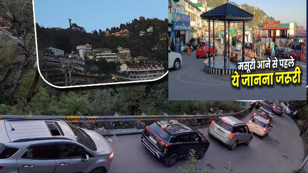 Mussoorie dehradun 15 thousand vehicles on weekend Police issued special arrangements traffic plan