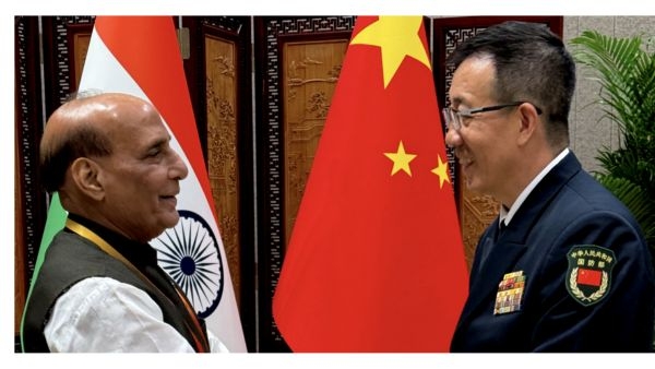 Rajnath Singh Admiral Dong Jun