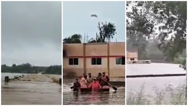 Rain wreaks havoc in Madhya Pradesh flood-like situation in Shivpuri Sheopur Guna