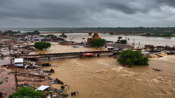 Rain in MP Jabalpur-Mandla highway closed landslide and waterlogging disrupt life weather news Rain in MP Jabalpur-Mandla highway closed landslide and waterlogging disrupt life weather news