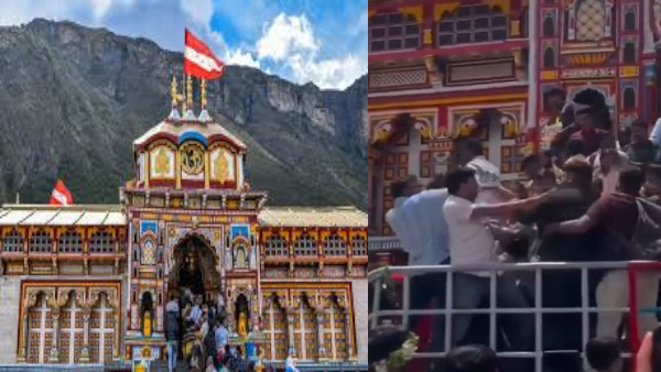 Video fierce fight two groups stairs Badrinath Temple viral know whole matter what BKTC say