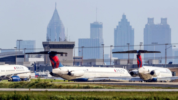Delta Plane Wing Flap Falls Midair