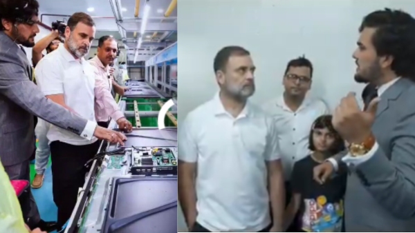 Rahul Gandhi Nehru Place visit Rahul Gandhi Nehru Place visit