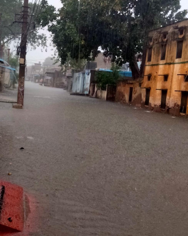 Heay Rainfall in rajasthan