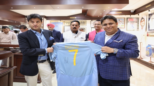 Jyotiraditya Scindia inaugurated India s first state-run cricket museum in Indore