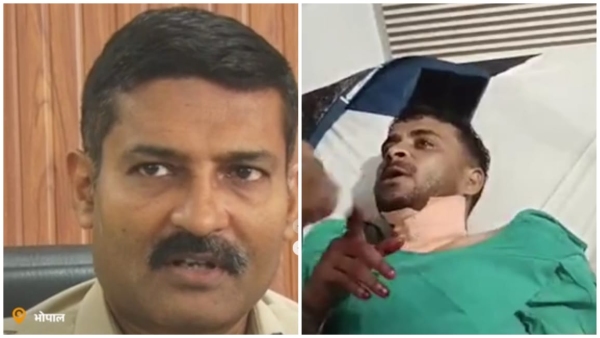 In the presence of Bhopal police a big incident of rogue Raja Khatik took place TI was accused