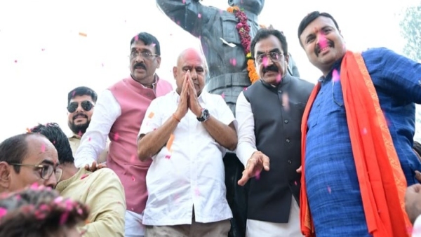 Fierce address of BJP State President Hemant Khandelwal in Bhopal