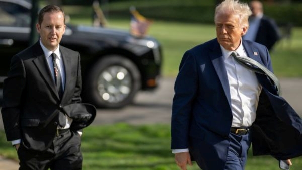 Donald Trump with Sergio Gor