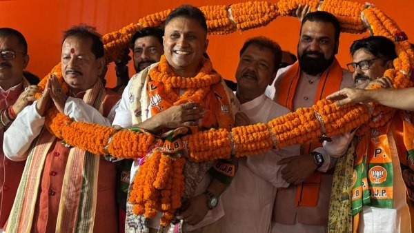 Former IPS Anand Mishra Joins BJP Former IPS Anand Mishra Joins BJP