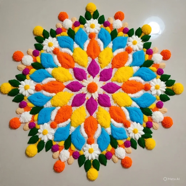 Shree Krishna Janmashtami Rangoli Ideas 2025