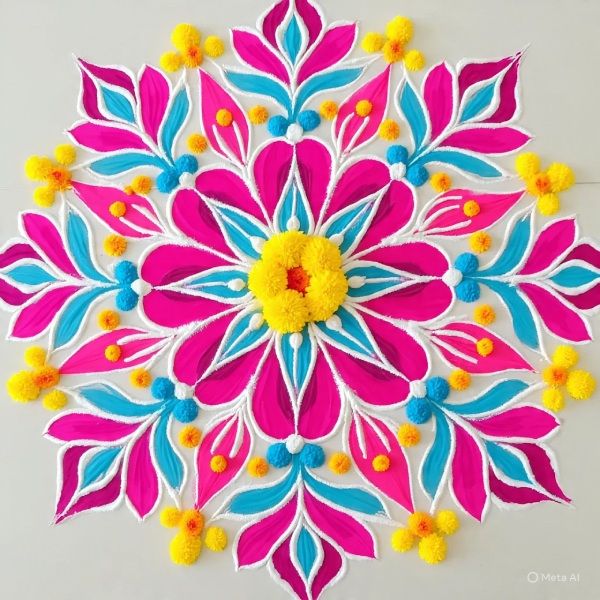 Shree Krishna Janmashtami Rangoli Ideas 2025