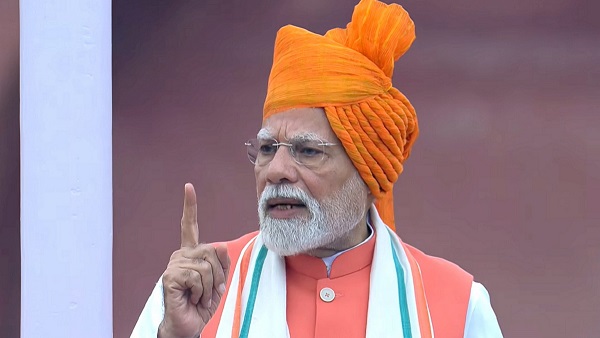 PM Modi in his Independence Day Speech