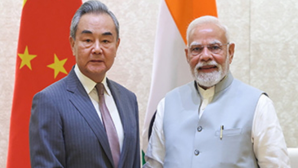 Narendra Modi meeting with Wang Yi Narendra Modi meeting with Wang Yi